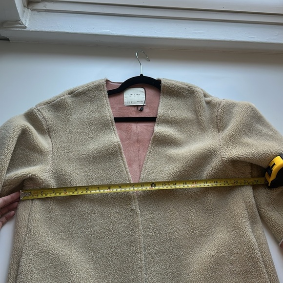 Zara (S) faux shearling coat - Picture 8 of 11